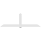 Ekena Millwork Eugene Architectural Grade PVC Gable Bracket, 108"W x 36"H x 4"D x 6"F, 8/12 Pitch GBP108X36X0406EUG00 - alternate 3